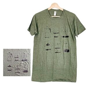 Coffee Lovers Gray Short Sleeve T-Shirt Size Small NWOT Novelty T Casual Top